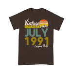 Vintage Since July 1991 Birthday Gift Birthday Shirt - Scotstee Shop