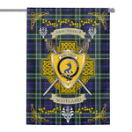 House Flag - Arbuthnot Irish Shield Celtic Cross Tartan Garden Flag St Patrick's Day Garden Flag