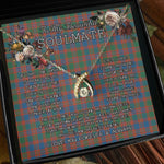 To My Beautiful Soulmate Necklace In Your Eyes I Have Found My Home Clan MacIntyre Ancient Tartan Wishbone Dancing Necklace