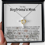 Cross Dancing Necklace - Mother-In-Law Necklace, Gift To My Boyfriend's Mom Necklace, Gift For Future Mother-In-Law