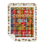 Personalized Gift Tartan Plaid Blanket Clan Ogilvie Of Airlie Ancient With Christmas Cookie Baking Crew Christmas Gift Sherpa Blanket, tartan sherpa blanket,buffalo plaid sherpa blanket,christmas sherpa blanket,Christmas Throw Blanket,green plaid sherpa blanket,green sherpa blanket