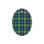 Gordon Old Ancient Tartan Oval Ornaments, Christmas Tree Ornament, Plaid Christmas Ornaments, Ceramic Oval Christmas Tree Decoration, Tartan Oval Ornaments, Christmas Tree Ornament, Plaid Christmas Ornaments, Ceramic Oval Christmas Tree Decoration
