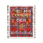 Personalized Gift Tartan Plaid Blanket Clan MacFarlane Modern With Christmas Cookie Baking Crew Christmas Gift Blanket, Plaid Blanket, Christmas Fleece Blanket, Christmas Blanket, Tartan Blanket, Scottish Blanket, Scotland Blanket, Family Name Blanket, Custom Blanket, Personalized Blanket