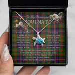 Sea Turtle Necklace To My Beautiful Soulmate Necklace In Your Eyes I Have Found My Home Clan Cochrane Tartan Blue Turtle Necklace, Valentine Necklace Gift for Girlfriend Clan Mitchell Ancient Tartan Sunflower Pendant Necklace, Scottish Tartan Jewelry, valentine necklace, necklace girlfriend, necklace for wife, cute necklaces for girlfriend, jewelry for girlfriend, to my soulmate necklace, to my future wife necklace
