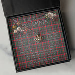 To My Beautiful Soulmate Necklace In Your Eyes I Have Found My Home Clan Cumming Hunting Modern Tartan Crown Pendant Necklace