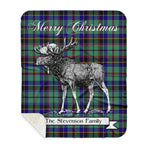 Scotstee Shop Plaid Tartan Blanket With Moose Clan Stevenson Plaid Blanket, plaid blanket australia,plaid blanket canada,plaid christmas blanket,plaid fleece sherpa blanket,plaid sherpa blanket canada,plaid sherpa blanket lipstick,plaid sherpa blanket pink,plaid sherpa blanket queen