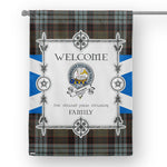 Stewart Tewart (High Stewards) Old Weathered Tartan Garden Flag - Clan Badge Tartan Flag Scottish Tartan House Flag - Scotstee Shop