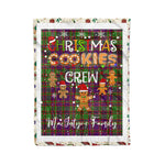 Personalized Gift Tartan Plaid Blanket Clan MacIntyre Of Glenorchy With Christmas Cookie Baking Crew Christmas Gift Blanket, Plaid Blanket, Christmas Fleece Blanket, Christmas Blanket, Tartan Blanket, Scottish Blanket, Scotland Blanket, Family Name Blanket, Custom Blanket, Personalized Blanket