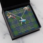 Sea Turtle Necklace To My Beautiful Soulmate Necklace In Your Eyes I Have Found My Home Clan Montgomery Modern Tartan Blue Turtle Necklace