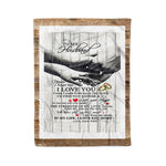 Scotstee Shop - Fleece Blanket - Customized Gift, To My Husband Letter Cute Present Fleece Blanket