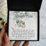 To My Boyfriend’s Beautiful Mom Necklace, Gift For Boyfriend’s Mom, To My Boyfriends Mom Necklace Mother's Day Forever Love Necklace