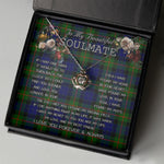 To My Beautiful Soulmate Necklace In Your Eyes I Have Found My Home Clan Gunn Tartan Crown Pendant Necklace