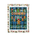 Personalized Gift Tartan Plaid Blanket Clan Arbuthnott Family With Christmas Cookie Baking Crew Christmas Gift Blanket, Plaid Blanket, Christmas Fleece Blanket, Christmas Blanket, Tartan Blanket, Scottish Blanket, Scotland Blanket, Family Name Blanket, Custom Blanket, Personalized Blanket