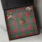 To My Beautiful Soulmate Necklace In Your Eyes I Have Found My Home Clan MacCulloch Tartan Crown Pendant Necklace