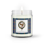 Soy Wax Candle - Buffalo Plaid Candle Clan Crest Badge Agnew Tartan Plaid Soy Wax Candle, oil candle, candle handmade, wax candle, soy wax, nature wax, natural soy wax, natural soy candles, natural candle