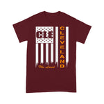 Scotstee Shop - The Land Cleveland With CLE American Flag 4th Of July Shirt Cleveland Shirts