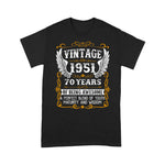 Vintage 70th Birthday Gifts For 1951 70 Years Old Awesome Birthday Shirt 70 Birthday Shirts - Scotstee Shop