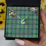 To My Beautiful Soulmate Necklace In Your Eyes I Have Found My Home Clan Kennedy Ancient Tartan Wishbone Dancing Necklace