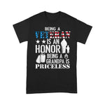 Scotstee Shop - Veteran Is An Honor Grandpa Is Priceless Patriotic 4th Of July Shirt