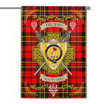 House Flag - Brodie Modern Irish Shield Celtic Cross Tartan Garden Flag St Patrick's Day Garden Flag