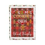 Personalized Gift Tartan Plaid Blanket Clan Grant of Rothiemurchus With Christmas Cookie Baking Crew Christmas Gift Blanket, Plaid Blanket, Christmas Fleece Blanket, Christmas Blanket, Tartan Blanket, Scottish Blanket, Scotland Blanket, Family Name Blanket, Custom Blanket, Personalized Blanket
