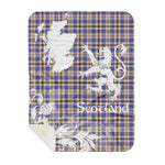 Sherpa Blanket - Tartan Blanket Thistle and Lion Scottish Clan Hannay Grey Plaid Blanket, plaid sherpa blanket queen,purple sherpa blanket,queen sherpa blanket,queen size sherpa blanket,red sherpa blanket,scottish tartan blankets,sherpa blanket,sherpa christmas blanket