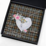 Gift For My Beautiful Girlfriend Necklace Valentine Necklace Clan Gordon Weathered Tartan Cross Dancing Necklace Scottish Tartan Jewelry