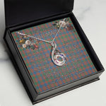 To My Beautiful Soulmate Necklace In Your Eyes I Have Found My Home Clan MacIntyre Ancient Tartan Rising Phoenix Necklace