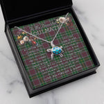 Sea Turtle Necklace To My Beautiful Soulmate Necklace In Your Eyes I Have Found My Home Clan Carruthers Tartan Blue Turtle Necklace
