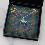Sea Turtle Necklace To My Beautiful Soulmate Necklace In Your Eyes I Have Found My Home Clan Aiton Ancient Tartan Blue Turtle Necklace
