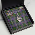 To My Beautiful Soulmate Necklace In Your Eyes I Have Found My Home Clan Blair Modern Tartan Rising Phoenix Necklace