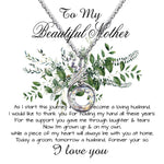 Rising Phoenix Necklace - Mom Necklace, Son To My Mother Necklace On Wedding Day Gift For Mom, Mother Of The Groom Gift From Groom