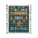 Personalized Gift Tartan Plaid Blanket Clan MacEwen Ancient With Christmas Cookie Baking Crew Christmas Gift Blanket, Plaid Blanket, Christmas Fleece Blanket, Christmas Blanket, Tartan Blanket, Scottish Blanket, Scotland Blanket, Family Name Blanket, Custom Blanket, Personalized Blanket