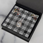 To My Beautiful Soulmate Necklace In Your Eyes I Have Found My Home Clan MacFarlane Black & White Tartan Rising Phoenix Necklace