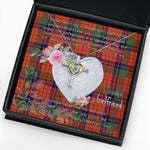 Gift For My Beautiful Girlfriend Necklace Valentine Necklace Clan Nicolson Ancient Tartan Cross Dancing Necklace Scottish Tartan Jewelry