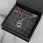 To My Beautiful Soulmate Necklace In Your Eyes I Have Found My Home Clan Ayrshire Tartan Rising Phoenix Necklace