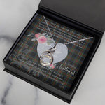 Rising Phoenix Necklace - Valentine Necklace Clan Lyle Tartan Gift for Girlfriend, Gift for My Wife Rising Phoenix Necklace