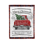 Tartan Blanket Vintage Red Truck with Christmas Tree Family Scottish Clan Broun plaid blanket, red plaid blanket, buffalo plaid blanket, green plaid blanket, plaid fleece blanket, blue plaid blanket, red tartan blanket, tartan plaid blanket, black and white plaid blanket, , christmas plaid blanket, orange plaid blanket, tartan plaid throw blanket, pink plaid blanket, brown plaid blanket, buffalo check blanket