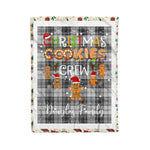 Products Personalized Gift Tartan Plaid Blanket Clan Douglas Grey Modern With Christmas Cookie Baking Crew Christmas Gift Blanket, Plaid Blanket, Christmas Fleece Blanket, Christmas Blanket, Tartan Blanket, Scottish Blanket, Scotland Blanket, Family Name Blanket, Custom Blanket, Personalized Blanket