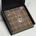 To My Beautiful Soulmate Necklace In Your Eyes I Have Found My Home Clan MacMillan Weathered Tartan Rising Phoenix Necklace