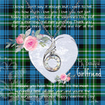 Rising Phoenix Necklace - Valentine Necklace Clan Arbuthnott Hunting Tartan Gift for Girlfriend, Gift for My Wife Rising Phoenix Necklace