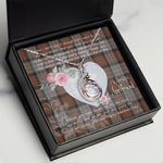 Rising Phoenix Necklace - Valentine Necklace Clan Cameron Of Erracht Weathered Tartan Gift for Girlfriend, Gift for My Wife Rising Phoenix Necklace
