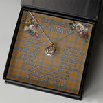 To My Beautiful Soulmate Necklace In Your Eyes I Have Found My Home Clan Jardine Tartan Crown Pendant Necklace