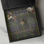 To My Beautiful Soulmate Necklace In Your Eyes I Have Found My Home Clan Hall Tartan Crown Pendant Necklace