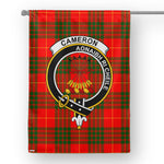 Scotstee Shop Cameron Modern Tartan Flag Clan Badge Tartan House Flag