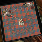 To My Beautiful Soulmate Necklace In Your Eyes I Have Found My Home Clan Robertson Ancient Tartan Wishbone Dancing Necklace