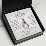 To My Mom Necklace To A Woman Of Wisdom Gift For Mom From Son, Mother's Day Phoenix Rising Necklace