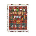 Personalized Gift Tartan Plaid Blanket Clan MacLean Of Duart With Christmas Cookie Baking Crew Christmas Gift Blanket, Plaid Blanket, Christmas Fleece Blanket, Christmas Blanket, Tartan Blanket, Scottish Blanket, Scotland Blanket, Family Name Blanket, Custom Blanket, Personalized Blanket