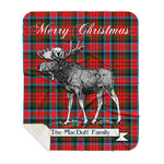 Scotstee Shop Plaid Tartan Blanket With Moose Clan MacDuff Modern Plaid Blanket, plaid blanket australia,plaid blanket canada,plaid christmas blanket,plaid fleece sherpa blanket,plaid sherpa blanket canada,plaid sherpa blanket lipstick,plaid sherpa blanket pink,plaid sherpa blanket queen
