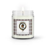 Soy Wax Candle - Buffalo Plaid Candle Clan Crest Badge Borthwick Tartan Plaid Soy Wax Candle, oil candle, candle handmade, wax candle, soy wax, nature wax, natural soy wax, natural soy candles, natural candle